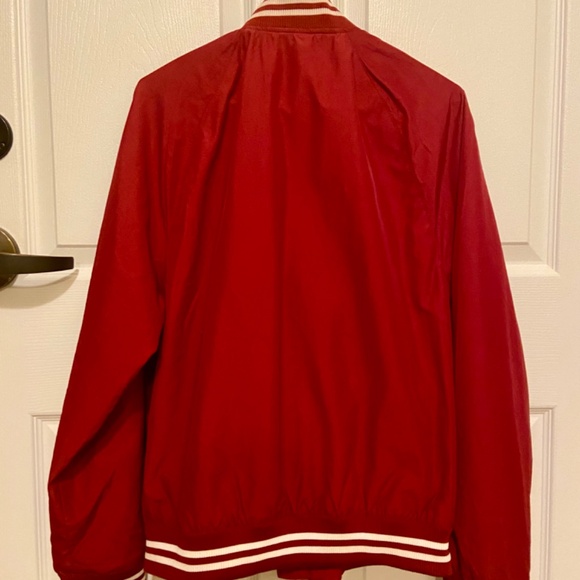 Red Bomber Jacket (S) - Picture 2 of 3